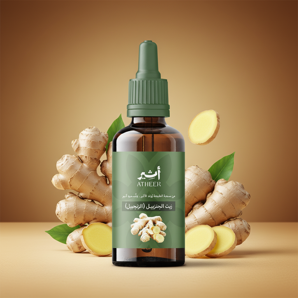 زيت الجنزبيل (الزنجبيل)