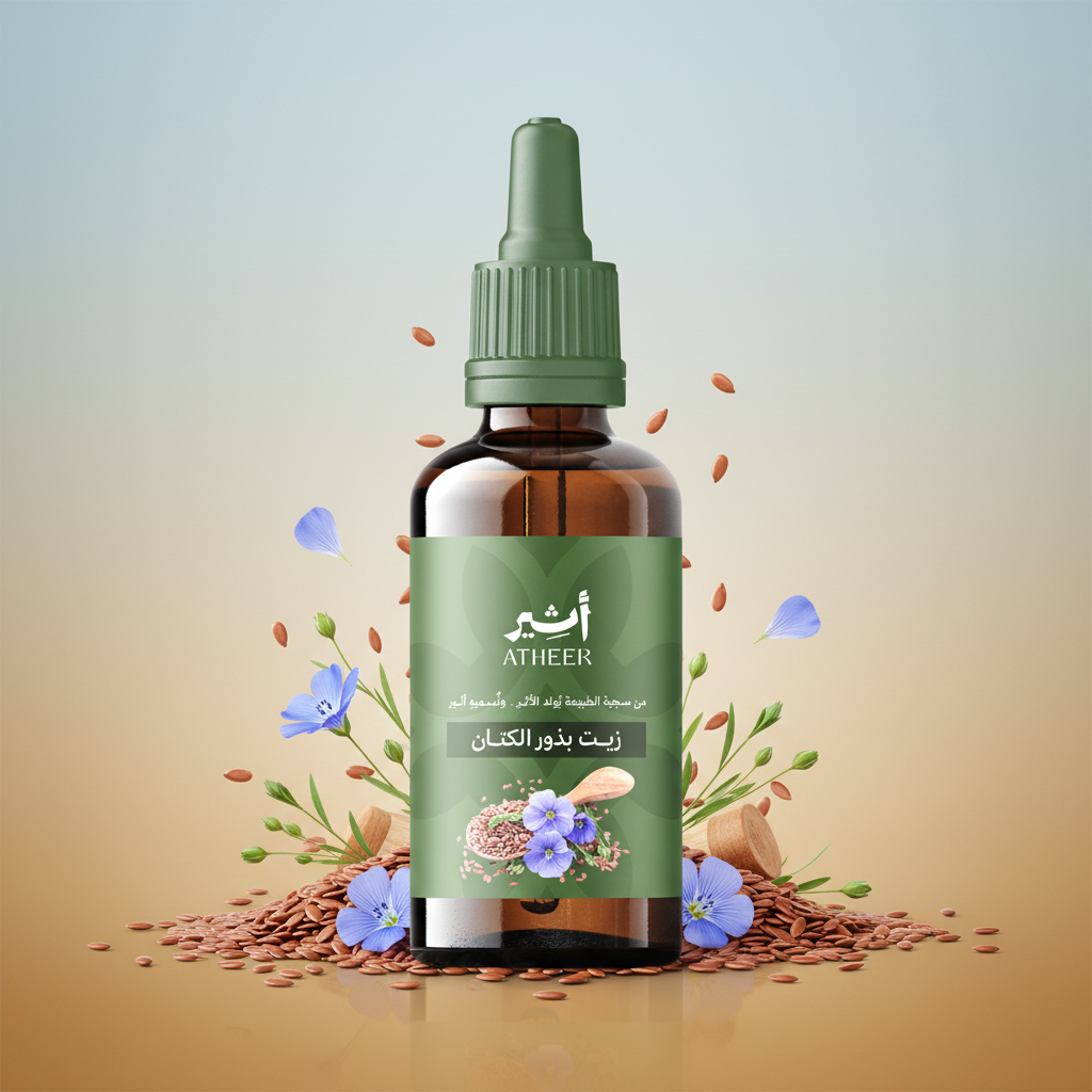 زيت الكتان (بذور الكتان)