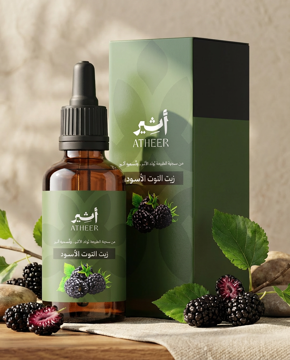 زيت التوت الأسود